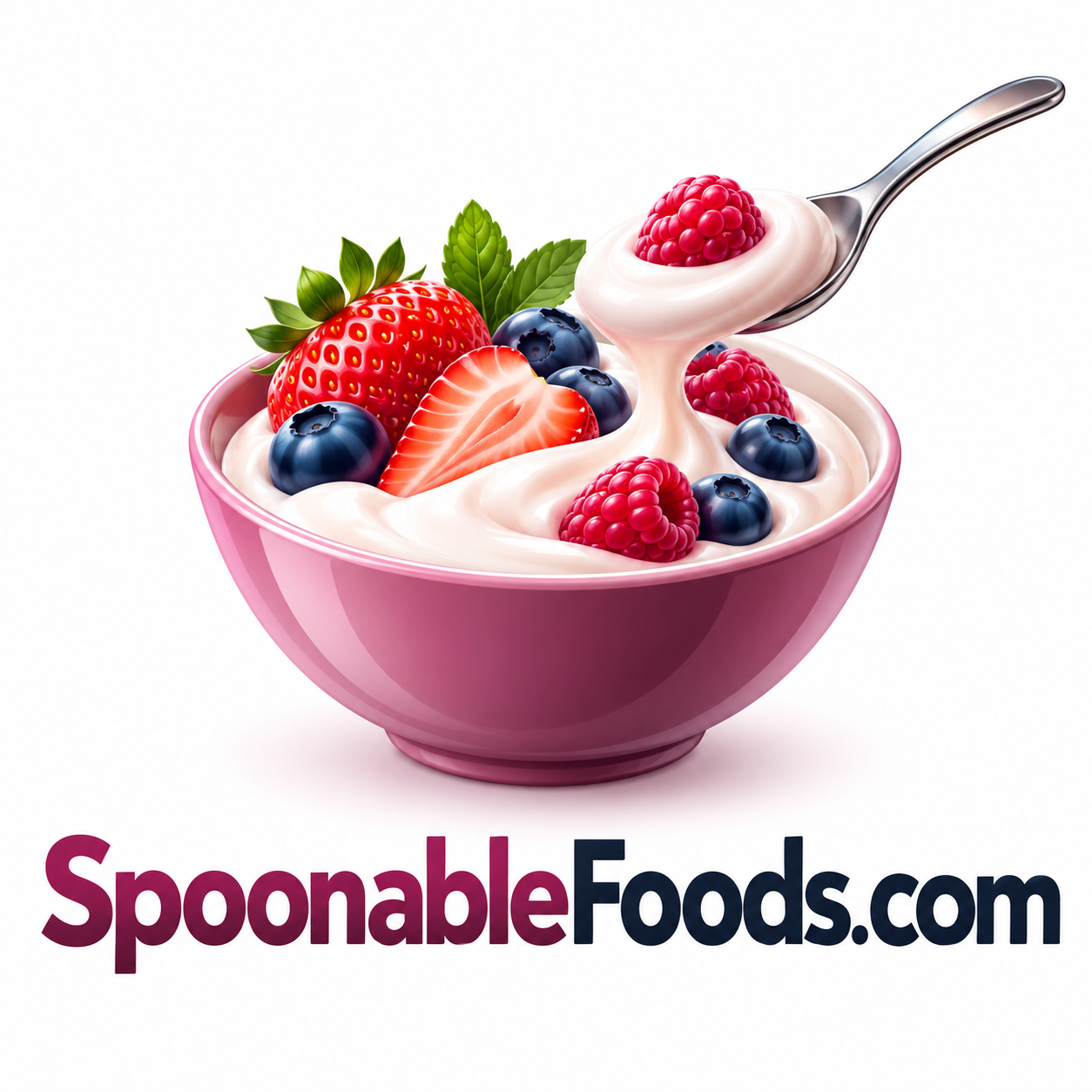 SpoonableFoods.com domain name artwork
